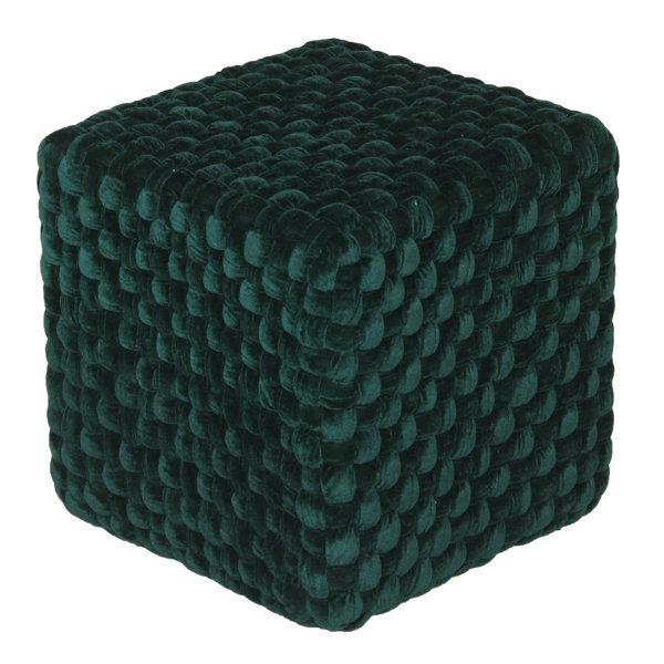 Fairmont Park Tripolia 40cm Wide Square Solid Colour Cube Ottoman